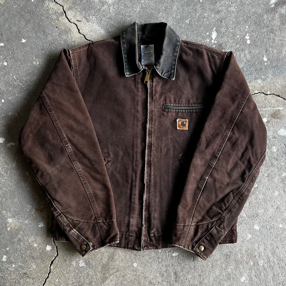Carhartt J97 DKB brown detroit work wear jacket